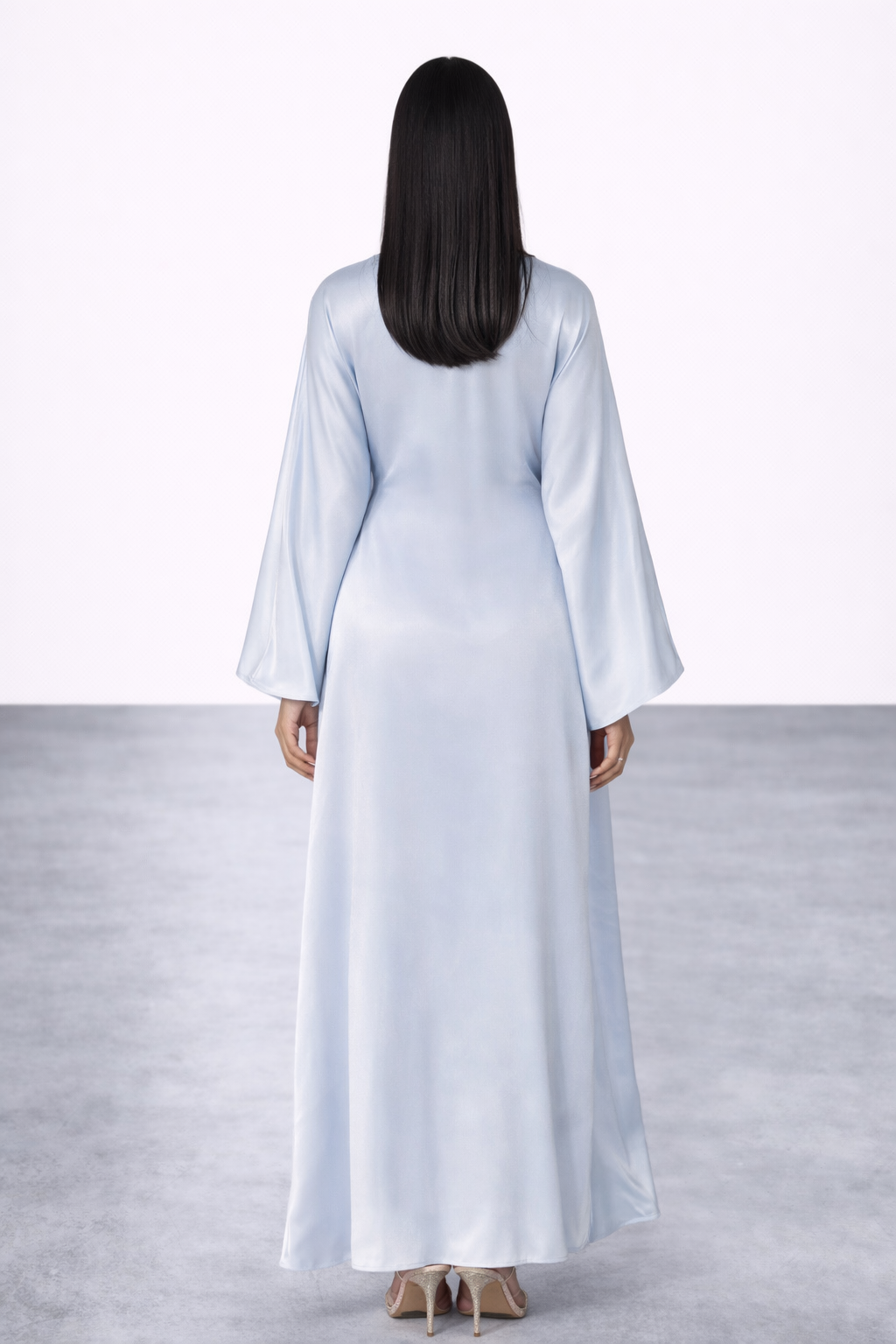 Crystal Blue Abaya