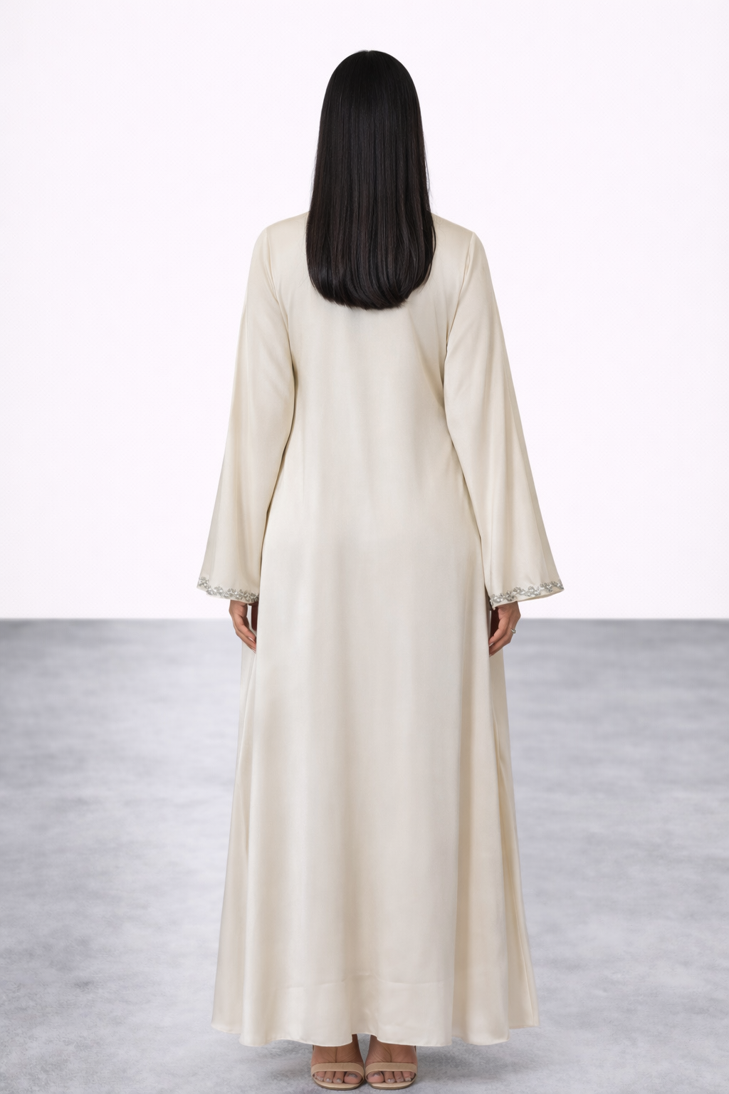 Cream Luxe Abaya