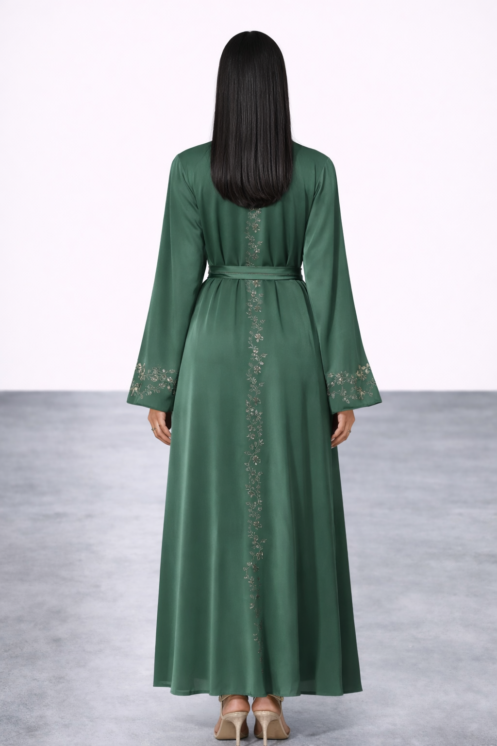 Emerald Sage Abaya