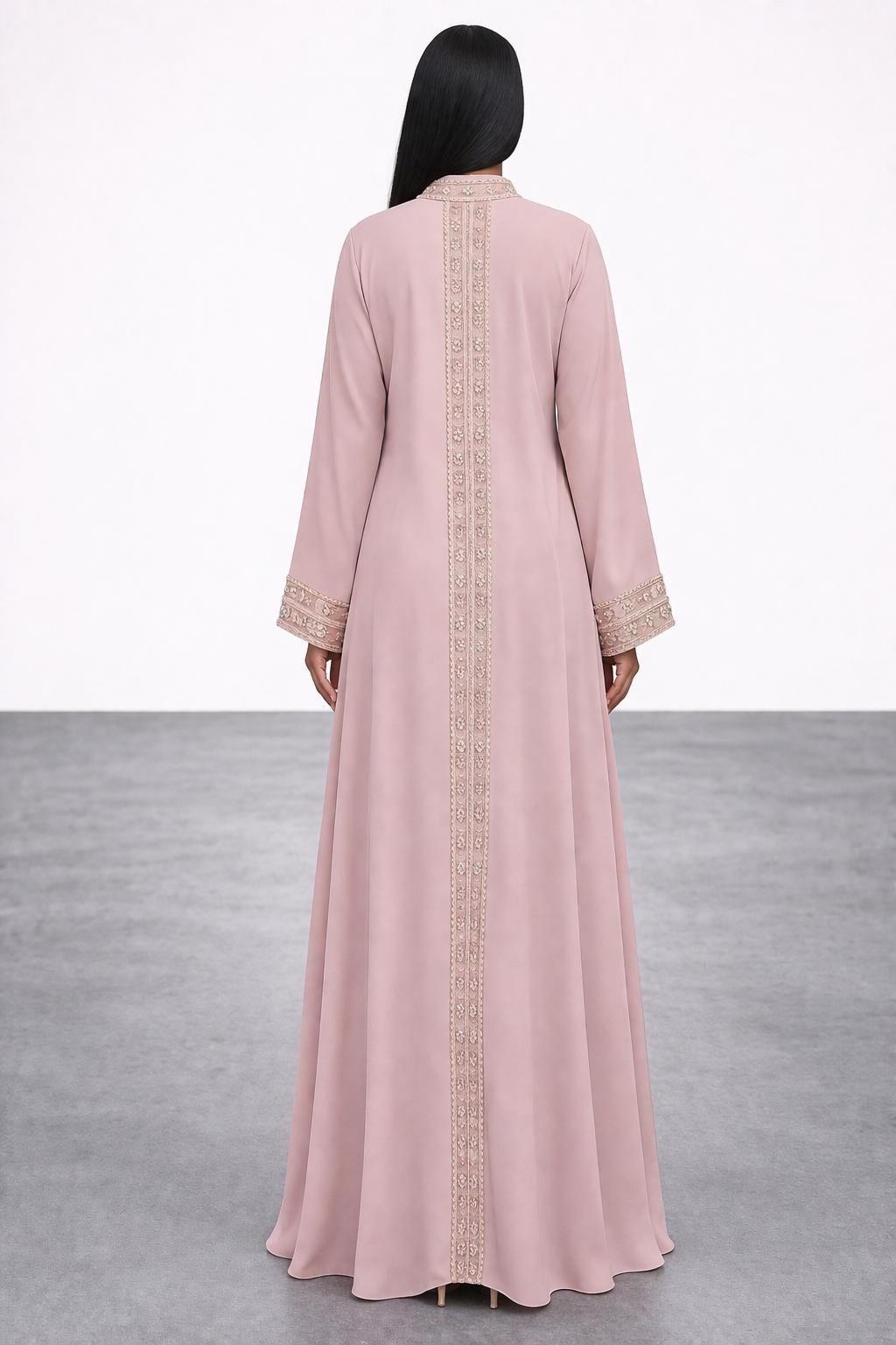 Pink Aura Abaya