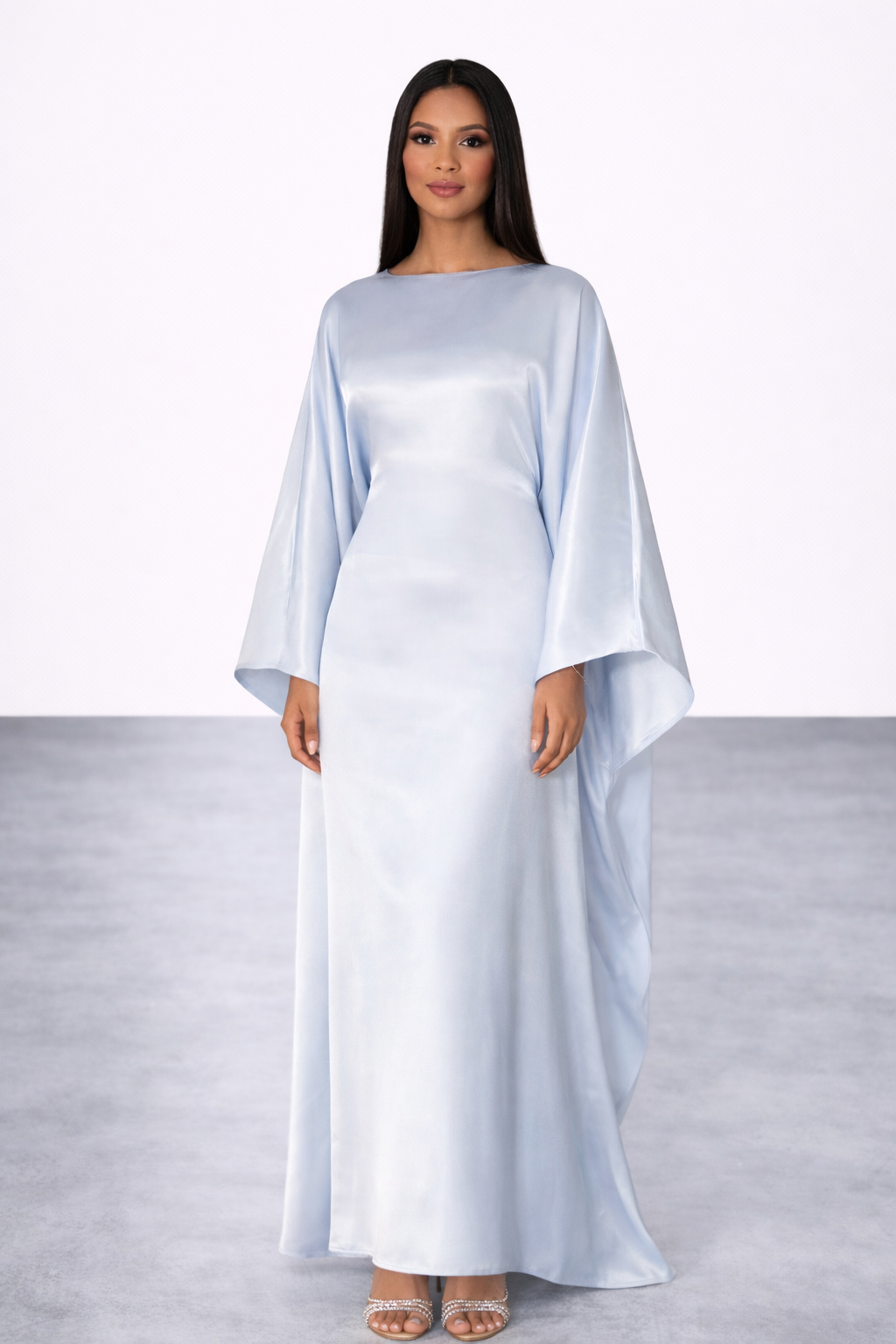 Crystal Blue Abaya