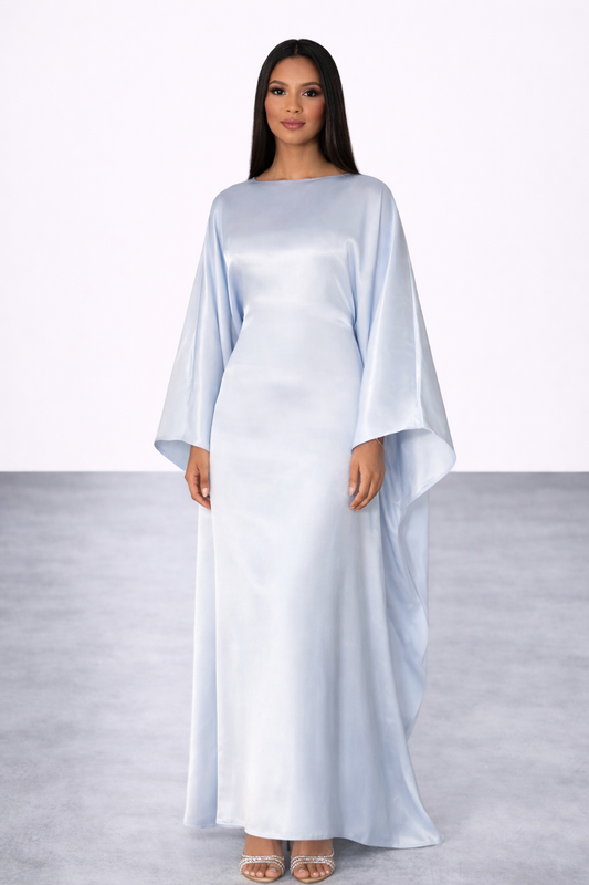 Crystal Blue Abaya