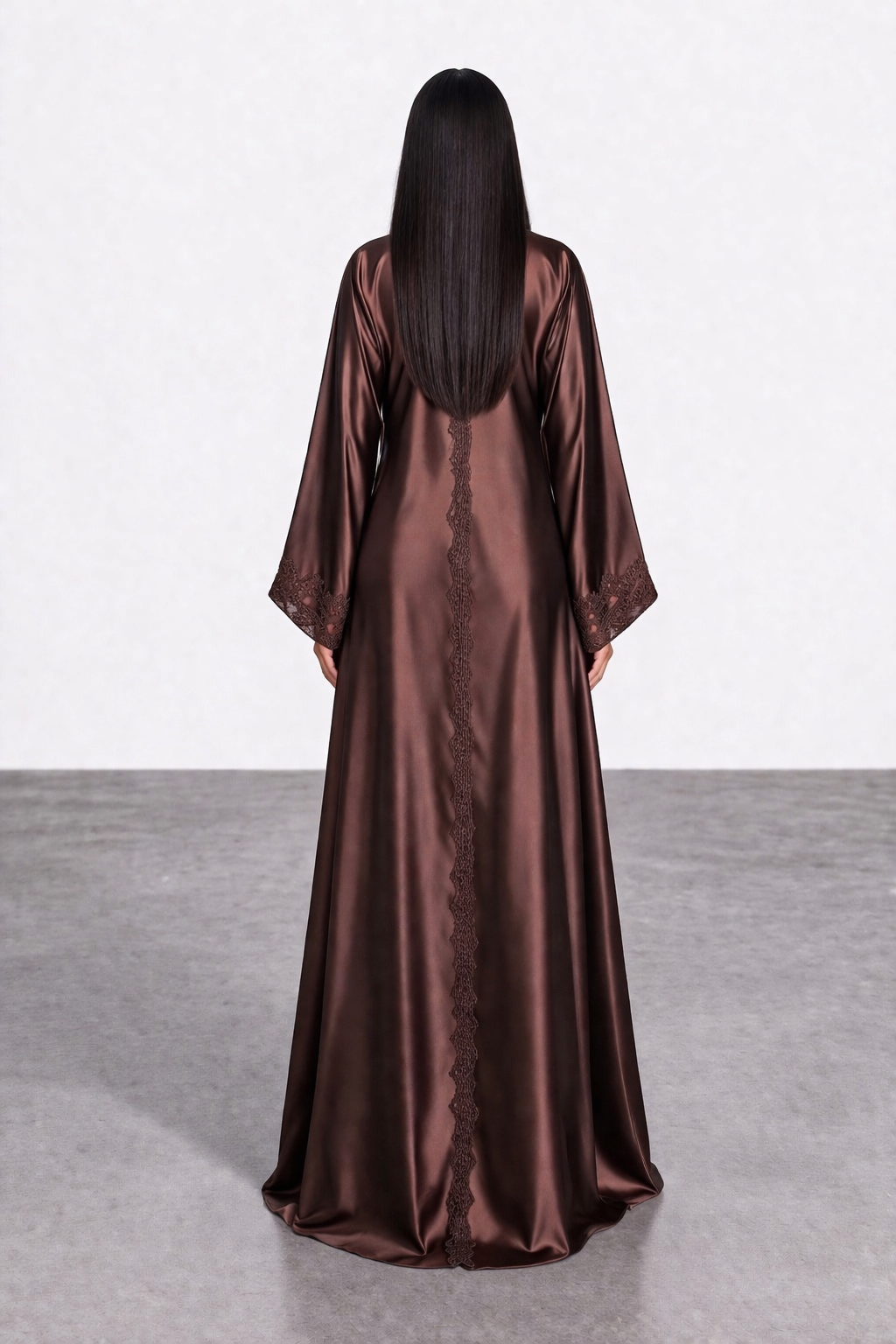 Soft Brown Abaya