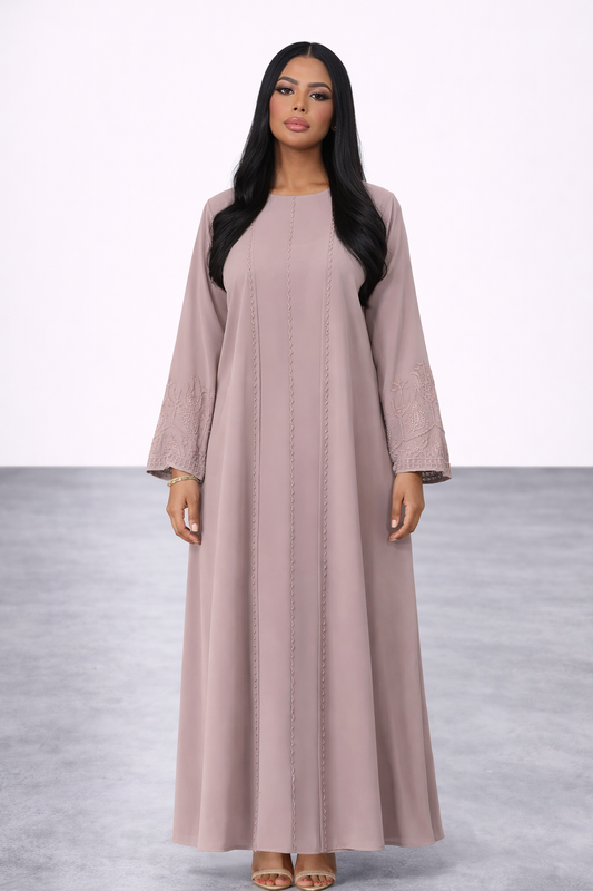 Soft Nude Abaya