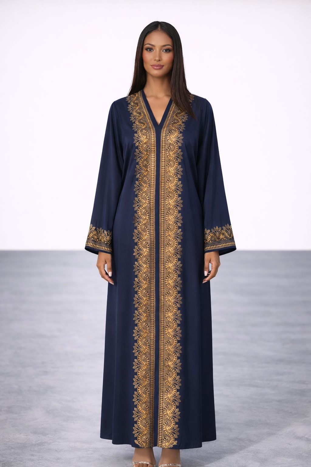Navy Blue Abaya