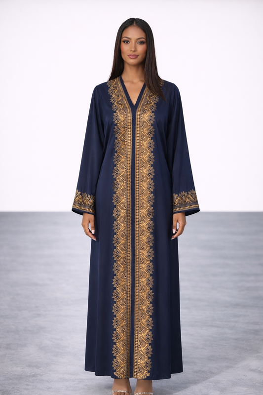 Navy Blue Abaya