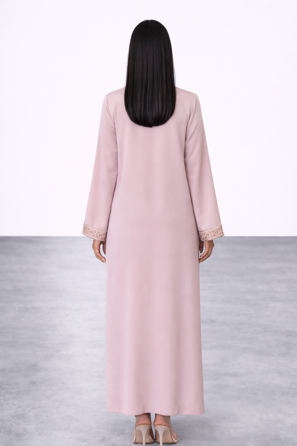 Blush Glow Abaya