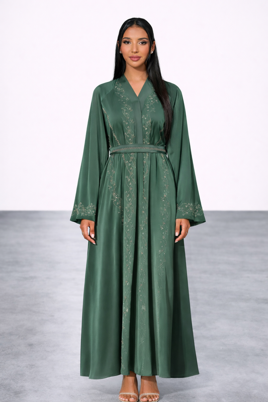 Emerald Sage Abaya