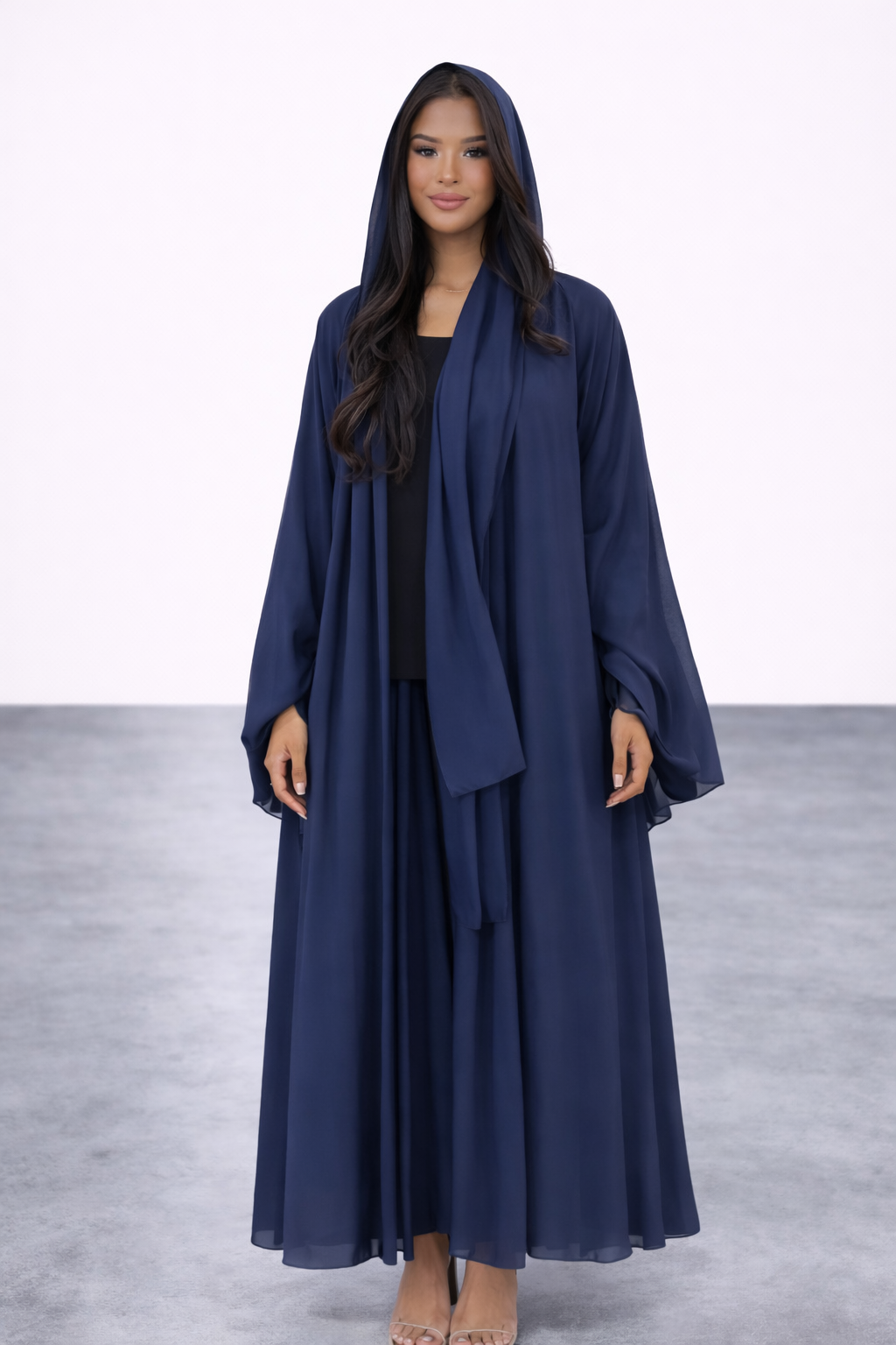 Blue Elegance Abaya