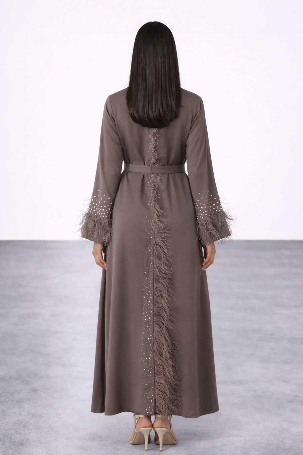 Brown Essence Abaya